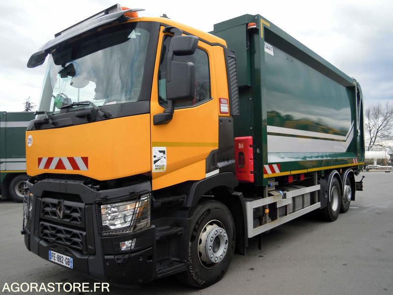 Renault 6x2 Gamme C équipé d'une benne à chargement latéral Maxxum Robopac 23m3 - شاحنة القمامة: صور 2 Renault 6x2 Gamme C équipé d'une benne à chargement latéral Maxxum Robopac 23m3 - شاحنة القمامة: صور 2