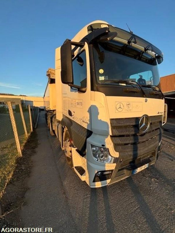 TRACTEUR 4X2 MERCEDES ACTROS 1845 2018 385 000 KM + BENNE ALUMINIUM SHMITZ 2016 - شاحنة جرار: صور 3 TRACTEUR 4X2 MERCEDES ACTROS 1845 2018 385 000 KM + BENNE ALUMINIUM SHMITZ 2016 - شاحنة جرار: صور 3