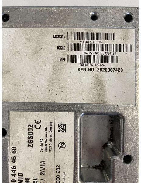 Mercedes-Benz ECU telematics fleetboard CTPMID - كتلة التحكم - شاحنة: صور 4 Mercedes-Benz ECU telematics fleetboard CTPMID - كتلة التحكم - شاحنة: صور 4