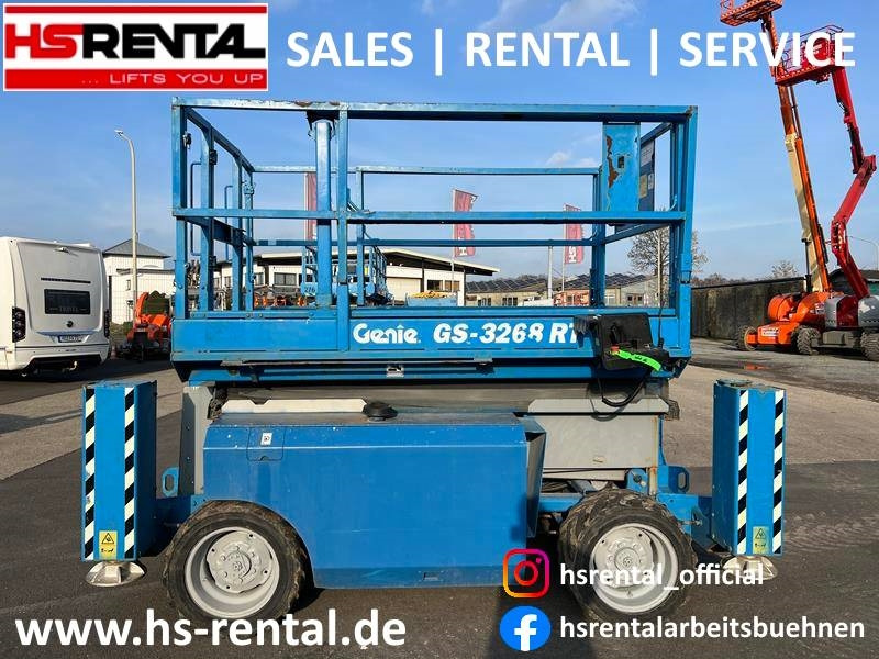 Genie GS3268 RT diesel 4x4 12m (1480) - رافعات مقصية: صور 1 Genie GS3268 RT diesel 4x4 12m (1480) - رافعات مقصية: صور 1