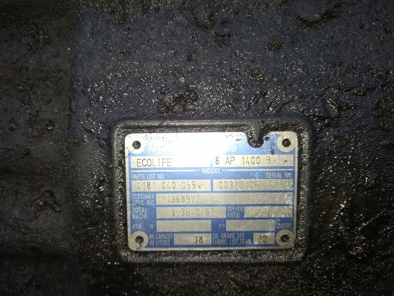 ZF 6AP1400B 4181040055 - علبة التروس: صور 3 ZF 6AP1400B 4181040055 - علبة التروس: صور 3