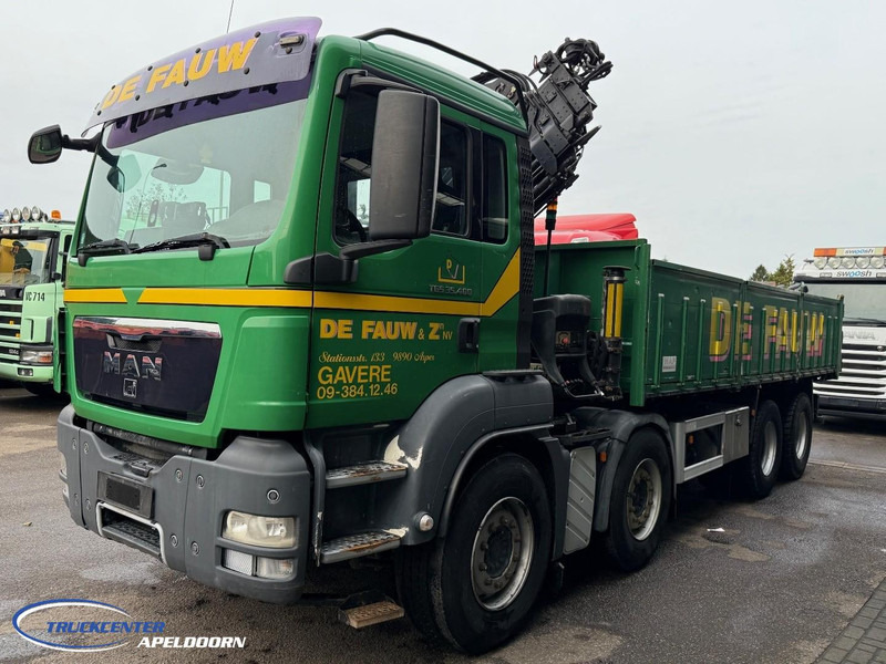 MAN TGS 35.400 8x4 Bladgeveerd, Handgeschakeld, HIAB 166-E4 Hipro - قلابات, شاحنة كرين: صور 3 MAN TGS 35.400 8x4 Bladgeveerd, Handgeschakeld, HIAB 166-E4 Hipro - قلابات, شاحنة كرين: صور 3
