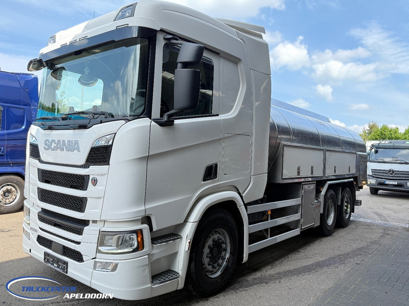 Scania R500 NGS 15000 Liter, Retarder, Stuuras, RVS tank - melk - water - شاحنة صهريج: صور 2 Scania R500 NGS 15000 Liter, Retarder, Stuuras, RVS tank - melk - water - شاحنة صهريج: صور 2