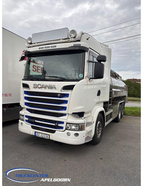 Scania R580 V8 Retarder, Stuuras, 15000 Liter roestvrijstalen tank - شاحنة صهريج: صور 1 Scania R580 V8 Retarder, Stuuras, 15000 Liter roestvrijstalen tank - شاحنة صهريج: صور 1