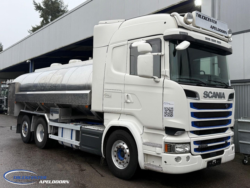 Scania R580 V8 Retarder, Stuuras, 15000 Liter roestvrijstalen tank - شاحنة صهريج: صور 1 Scania R580 V8 Retarder, Stuuras, 15000 Liter roestvrijstalen tank - شاحنة صهريج: صور 1