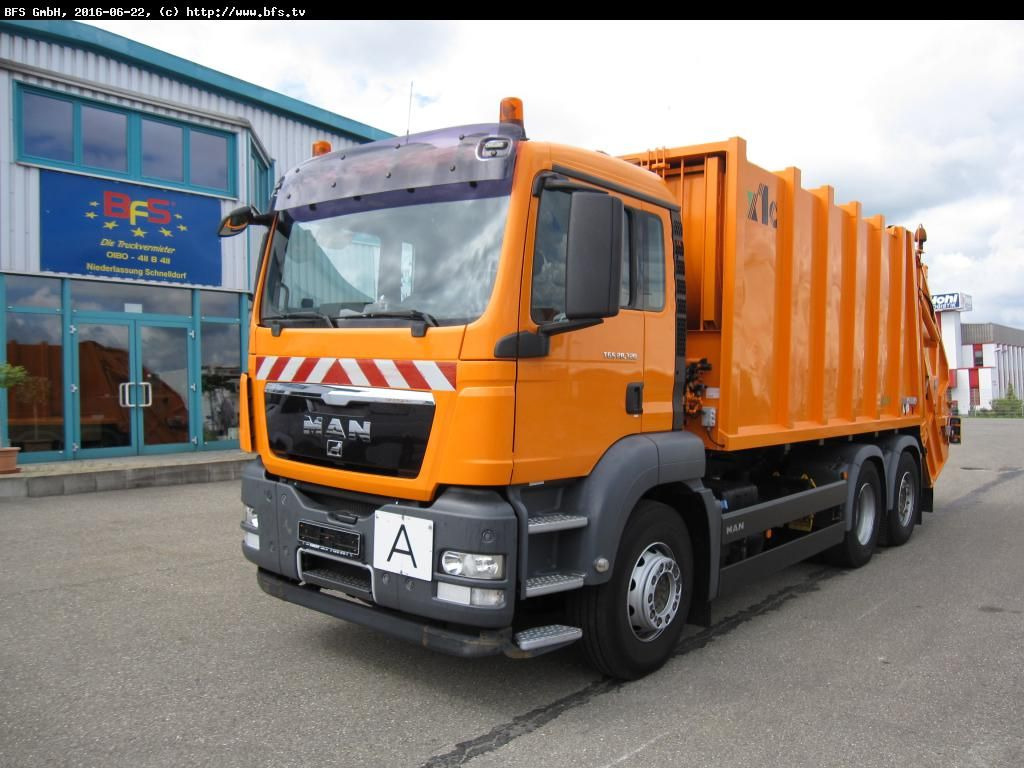MAN TGS 28.320 6x2-4 BL Sperrmüll Haller M21 x1 C oh - شاحنة القمامة: صور 1 MAN TGS 28.320 6x2-4 BL Sperrmüll Haller M21 x1 C oh - شاحنة القمامة: صور 1