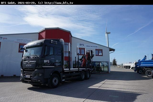 MAN TGX (TG3) 26.510 6x4 BL TG3, Plateau Aufbau - شاحنة قطع الأشجار: صور 1 MAN TGX (TG3) 26.510 6x4 BL TG3, Plateau Aufbau - شاحنة قطع الأشجار: صور 1