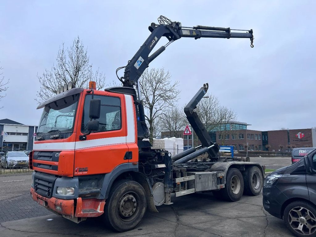 DAF CF 85.380 6X2 + MKG 141 A2 CRANE + 20 TON HOOKLI - شاحنة ذات الخطاف, شاحنة كرين: صور 1 DAF CF 85.380 6X2 + MKG 141 A2 CRANE + 20 TON HOOKLI - شاحنة ذات الخطاف, شاحنة كرين: صور 1