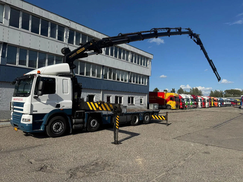 DAF CF 85.410 8X2 EURO 5 PALFINGER PK60002 + FLY JIB + REMOTE + TWISTLOCKS - شاحنة كرين: صور 1 DAF CF 85.410 8X2 EURO 5 PALFINGER PK60002 + FLY JIB + REMOTE + TWISTLOCKS - شاحنة كرين: صور 1