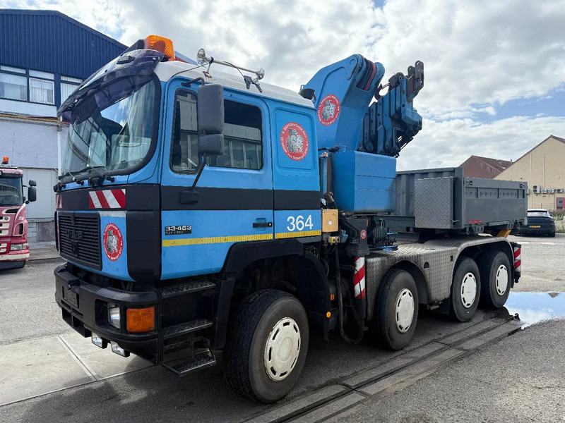 MAN 33.463 33-463 8x4 met 62 effer kraan 6x uitschuifbaar - شاحنة جرار: صور 4 MAN 33.463 33-463 8x4 met 62 effer kraan 6x uitschuifbaar - شاحنة جرار: صور 4