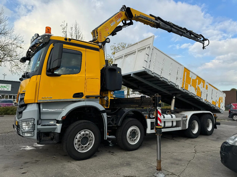 Mercedes-Benz Arocs 4448 8X4 + EURO 6 + FASSI F315 + REMOTE + KIPPER + STEERING AXLE - قلابات, شاحنة كرين: صور 1 Mercedes-Benz Arocs 4448 8X4 + EURO 6 + FASSI F315 + REMOTE + KIPPER + STEERING AXLE - قلابات, شاحنة كرين: صور 1