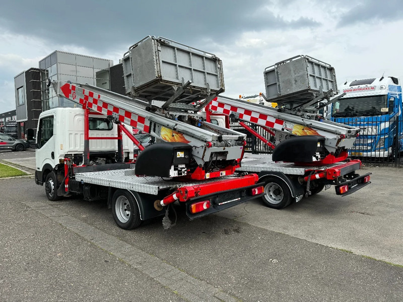 الشاحنات الصغيرة Nissan 3X UNIT CABSTAR 35.13 EURO 6 + LIFT 25 METER + REMOTE CONTROL: صور 6