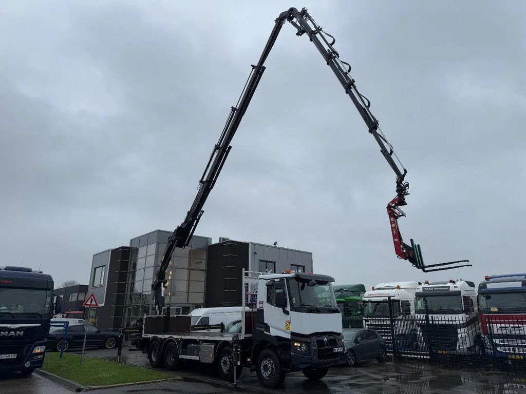 Renault C430 8X4 - EURO 6 + HIAB 288 E-5 + JIB 70X-4 + R - شاحنات مسطحة, شاحنة كرين: صور 1 Renault C430 8X4 - EURO 6 + HIAB 288 E-5 + JIB 70X-4 + R - شاحنات مسطحة, شاحنة كرين: صور 1