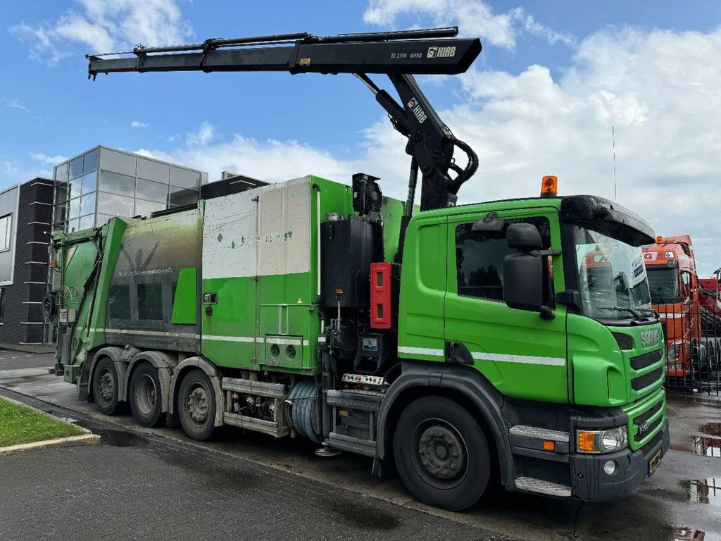 Scania P360 8X2 - HIAB 211BW-3 + FAUN VARIOPRESS - ONLY - شاحنة كرين, شاحنة القمامة: صور 1 Scania P360 8X2 - HIAB 211BW-3 + FAUN VARIOPRESS - ONLY - شاحنة كرين, شاحنة القمامة: صور 1