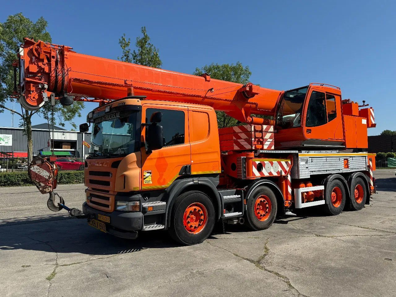 Scania P380 8X4 + FAUN HK40 + FLYJIB + BALLASTBL. 6,9 T - شاحنة كرين: صور 3 Scania P380 8X4 + FAUN HK40 + FLYJIB + BALLASTBL. 6,9 T - شاحنة كرين: صور 3
