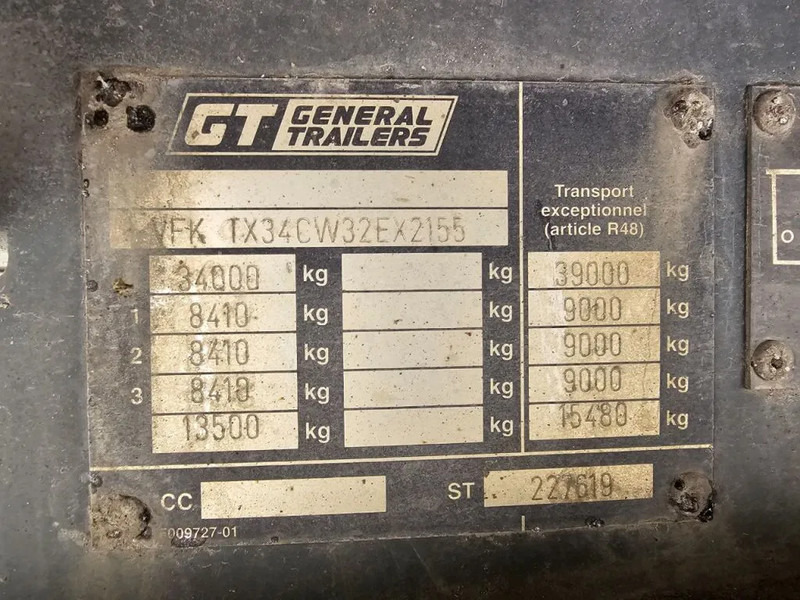 نصف مقطورة مسطحة General Trailer SMB - DISC: صور 12