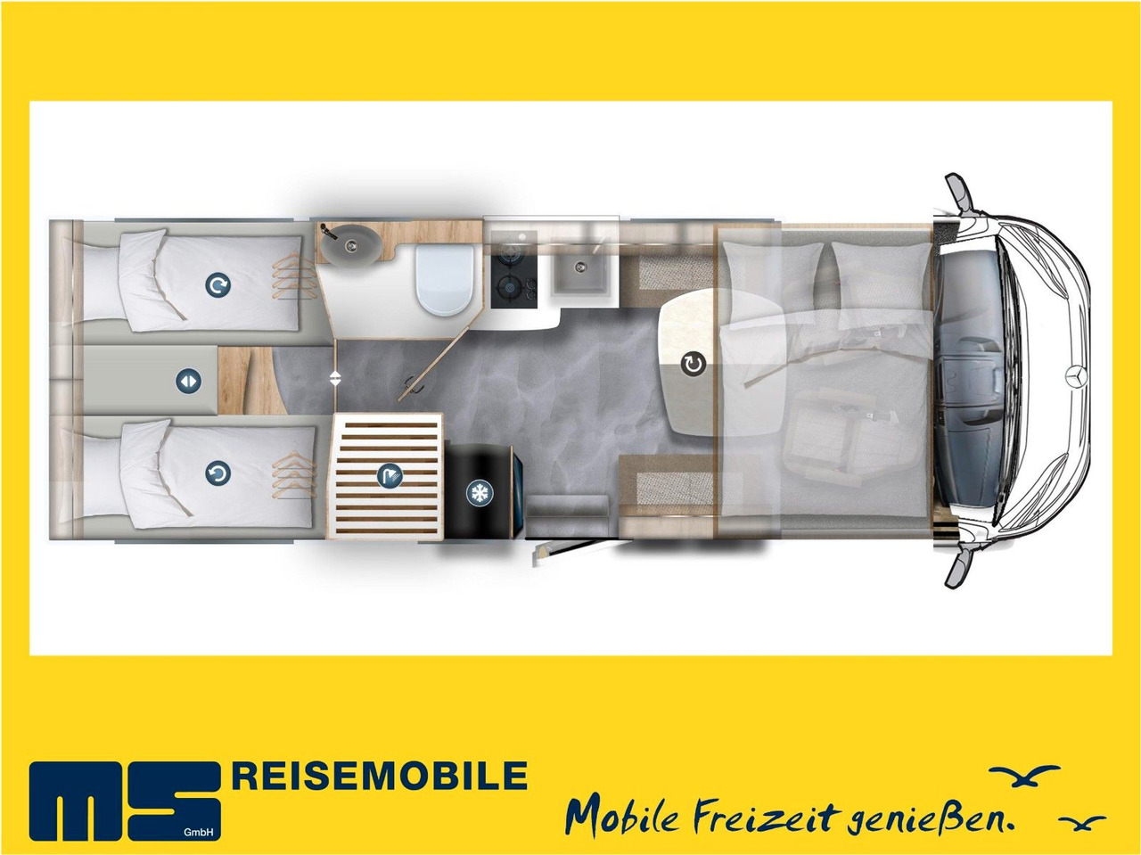 Eura Mobil INTEGRA LINE GT 726 EF / MB 170PS-9G / MOD.2025 - موتر هوم متكامل: صور 2 Eura Mobil INTEGRA LINE GT 726 EF / MB 170PS-9G / MOD.2025 - موتر هوم متكامل: صور 2