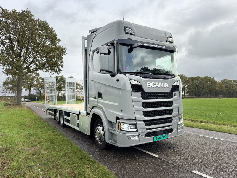 Scania S450 NGS 6X2 Machine Transporter / Oprij Vrachtwagen Euro 6 Automaat - Full Air - 2019 - APK 11-26 - شاحنة نقل سيارات شاحنة: صور 4 Scania S450 NGS 6X2 Machine Transporter / Oprij Vrachtwagen Euro 6 Automaat - Full Air - 2019 - APK 11-26 - شاحنة نقل سيارات شاحنة: صور 4
