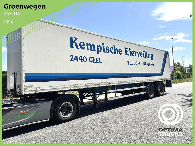 Groenewegen 475.114 - بصندوق مغلق نصف مقطورة: صور 1 Groenewegen 475.114 - بصندوق مغلق نصف مقطورة: صور 1