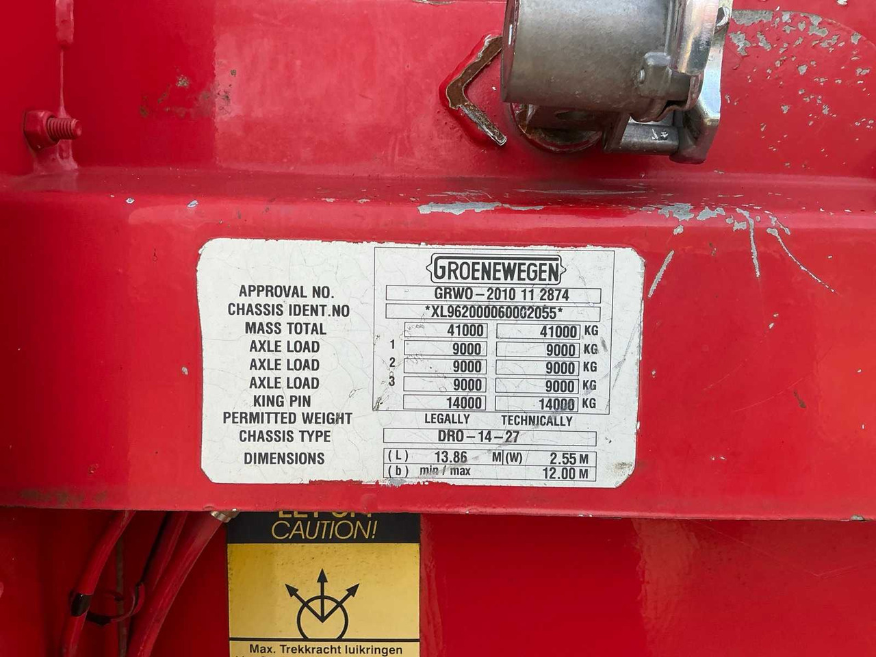 نصف مقطورة 2006 GROENEWEGEN DRO-12-27 SEMI-TRAILER: صور 17