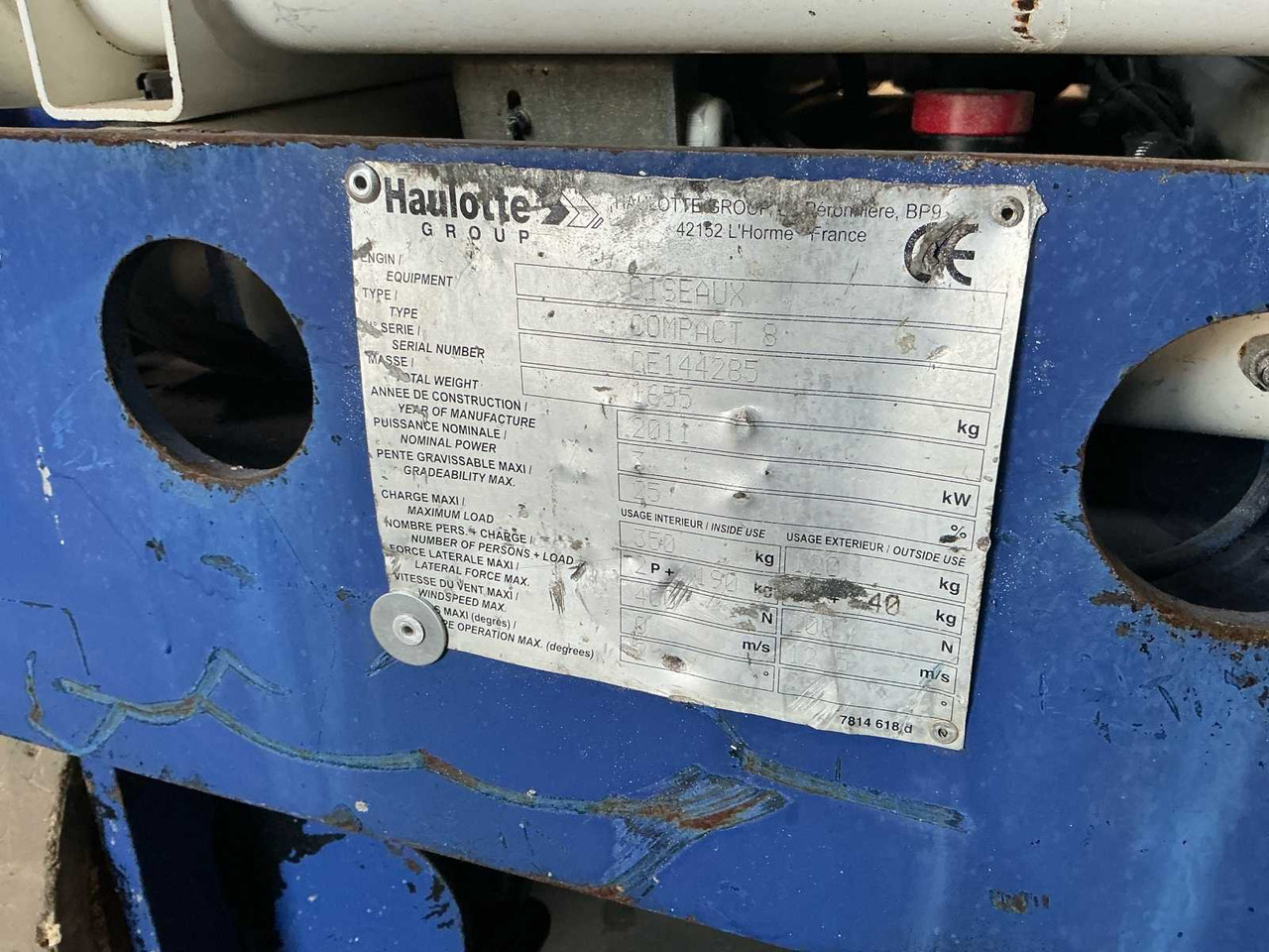 منصات هيدروليكية متنقلة 2011 HAULOTTE COMPACT 8 AERIAL PLATFORM: صور 20
