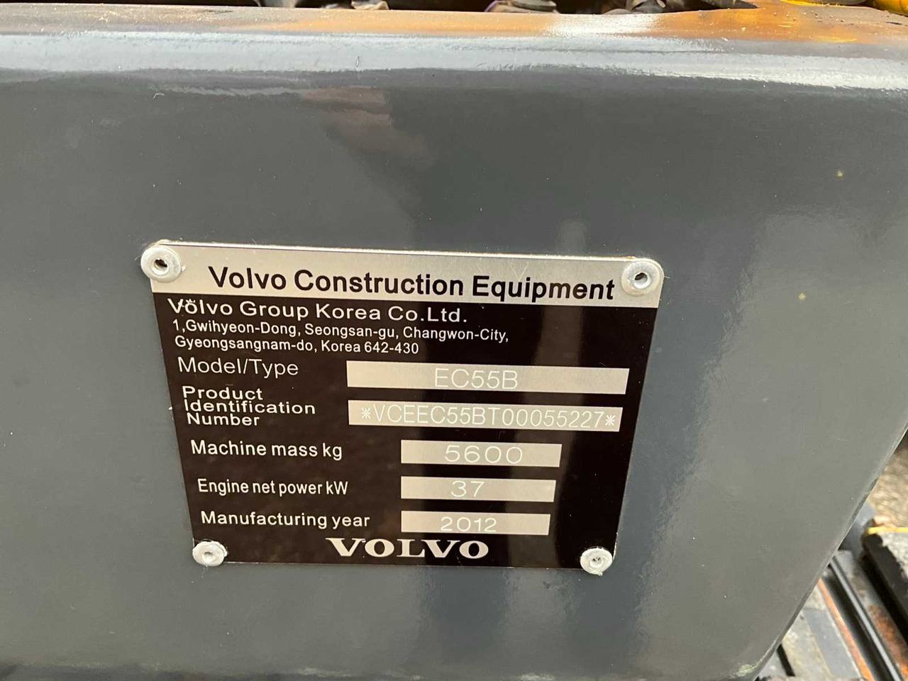 حفارة 2012 VOLVO EC55B MIDI EXCAVATOR: صور 31