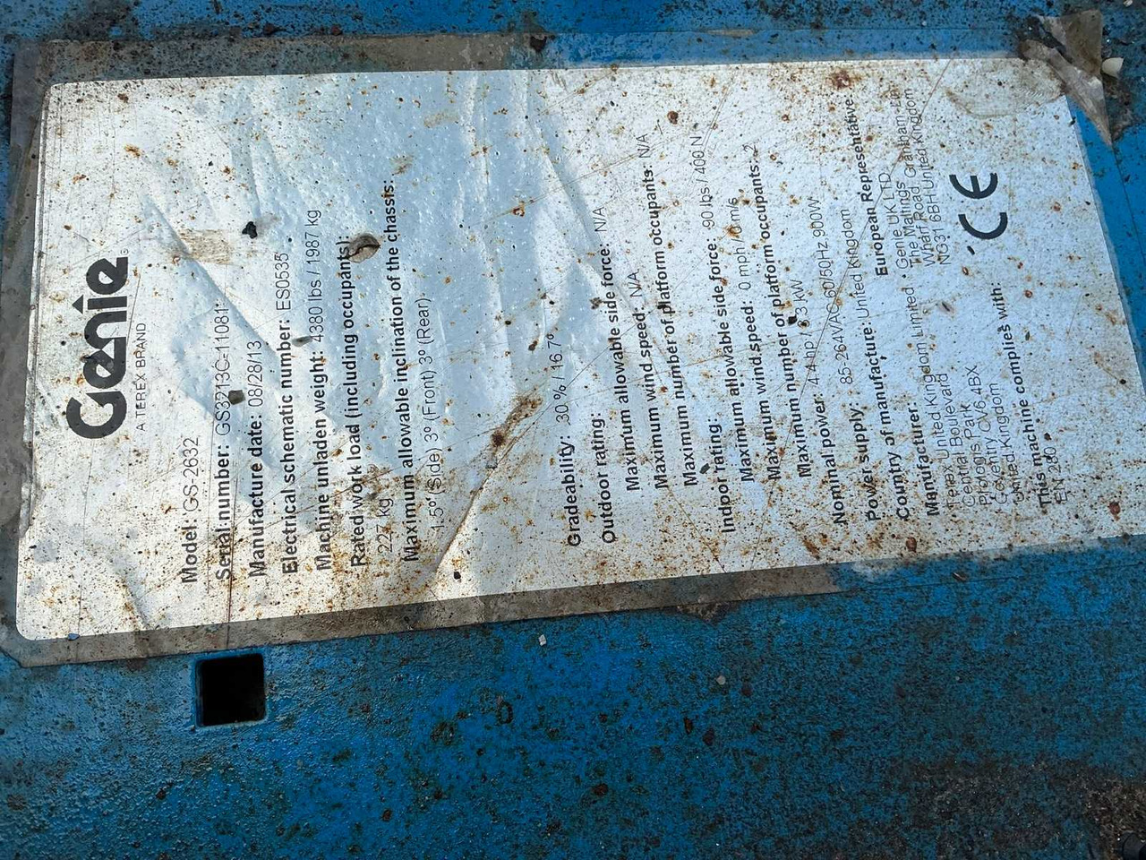 منصات هيدروليكية متنقلة 2013 GENIE GS-2632 AERIAL PLATFORM: صور 14