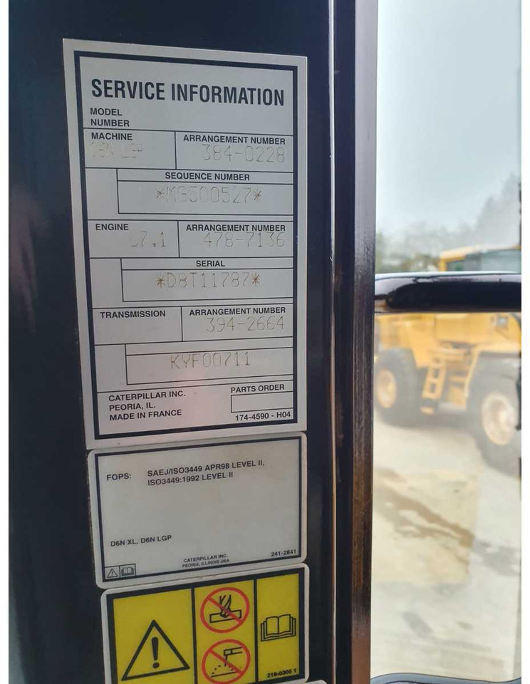 بلدوزر Caterpillar D6N: صور 25