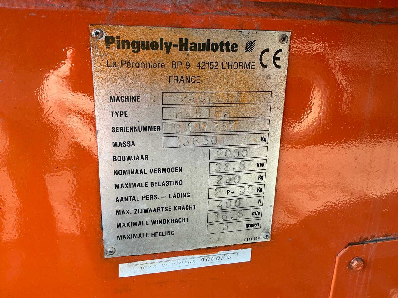 HAULOTTE 2000 HAULOTTE H25TPX AERIAL WORK PLATFORMS - منصات هيدروليكية متنقلة: صور 3 HAULOTTE 2000 HAULOTTE H25TPX AERIAL WORK PLATFORMS - منصات هيدروليكية متنقلة: صور 3