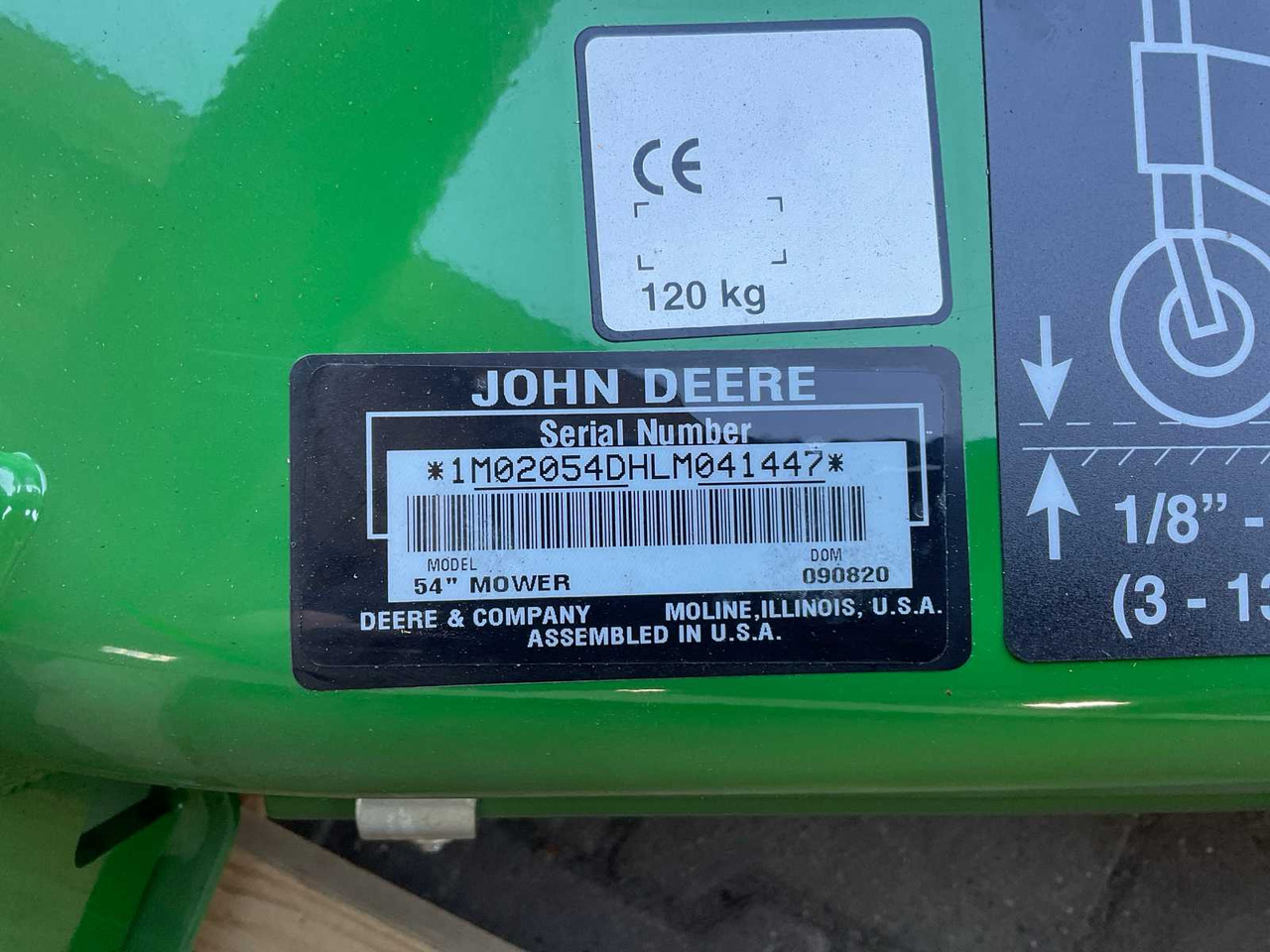 John Deere 54” - التقطيع جزازة/ ماكينات قطع الحشائش: صور 3 John Deere 54” - التقطيع جزازة/ ماكينات قطع الحشائش: صور 3