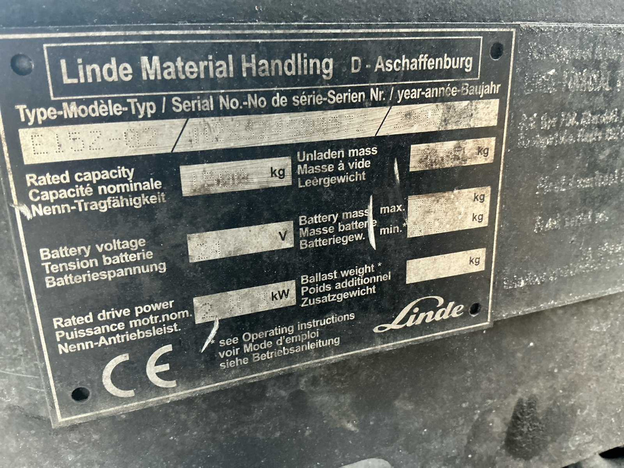 رافعة شوكية LINDE E15 FORKLIFT: صور 16