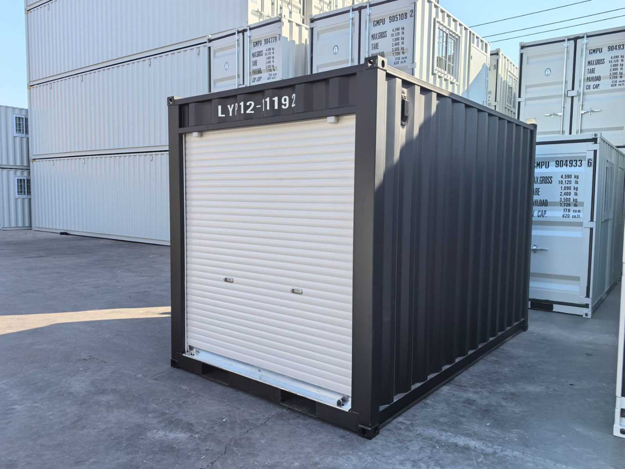 Rhino-cross-containers 12ft met roldeur - حاوية شحن: صور 1 Rhino-cross-containers 12ft met roldeur - حاوية شحن: صور 1