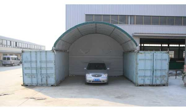 Stahlworks 20ft 6x6 meter met eind zeil - خزان تخزين: صور 3 Stahlworks 20ft 6x6 meter met eind zeil - خزان تخزين: صور 3