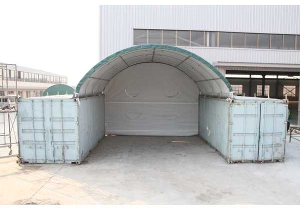 Stahlworks 20ft 6x6 meter met eind zeil - خزان تخزين: صور 2 Stahlworks 20ft 6x6 meter met eind zeil - خزان تخزين: صور 2