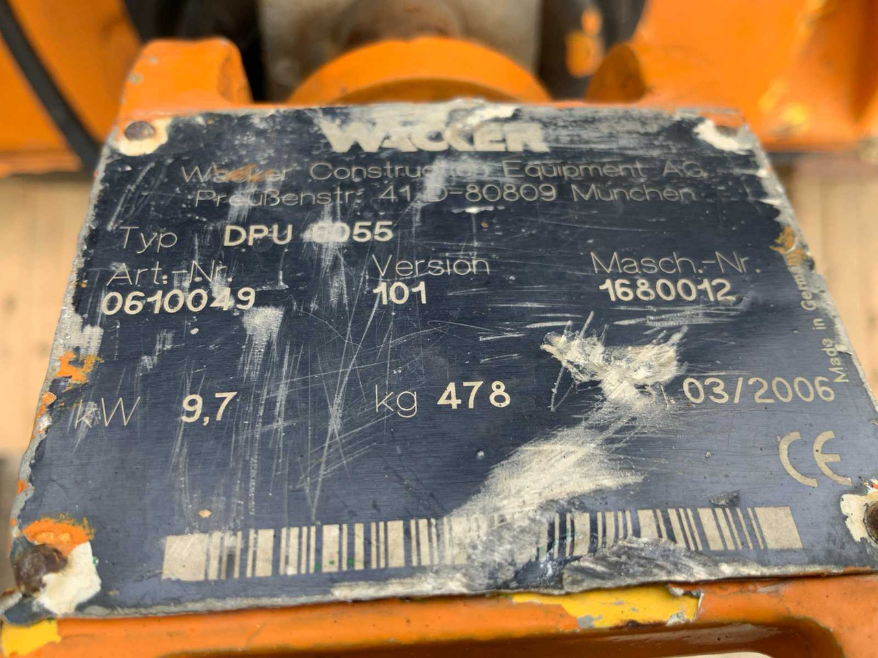 Wacker Neuson DPU6055 - صفائح اهتزازية: صور 5 Wacker Neuson DPU6055 - صفائح اهتزازية: صور 5