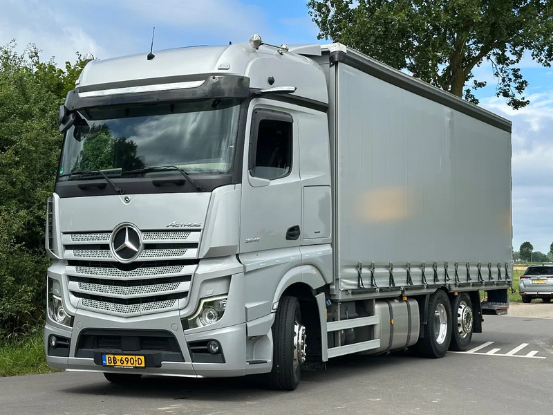 Mercedes-Benz Actros ACTROS 2545LL EURO6. 2021. Schuifzeil Bakwagen met Laadklep. - شاحنة ستارة: صور 1 Mercedes-Benz Actros ACTROS 2545LL EURO6. 2021. Schuifzeil Bakwagen met Laadklep. - شاحنة ستارة: صور 1