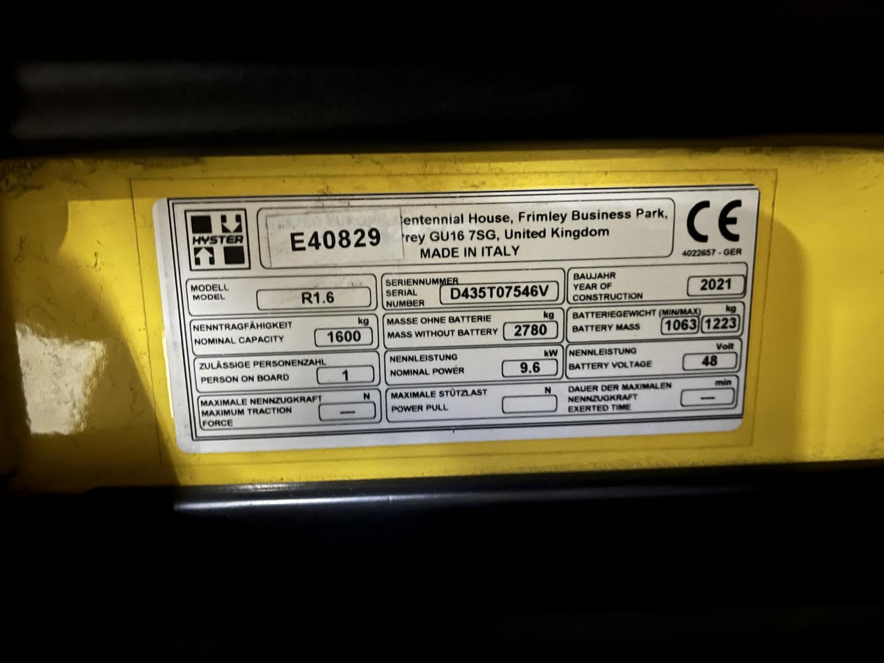 Hyster R1.6 - شاحنة مناولة: صور 4 Hyster R1.6 - شاحنة مناولة: صور 4