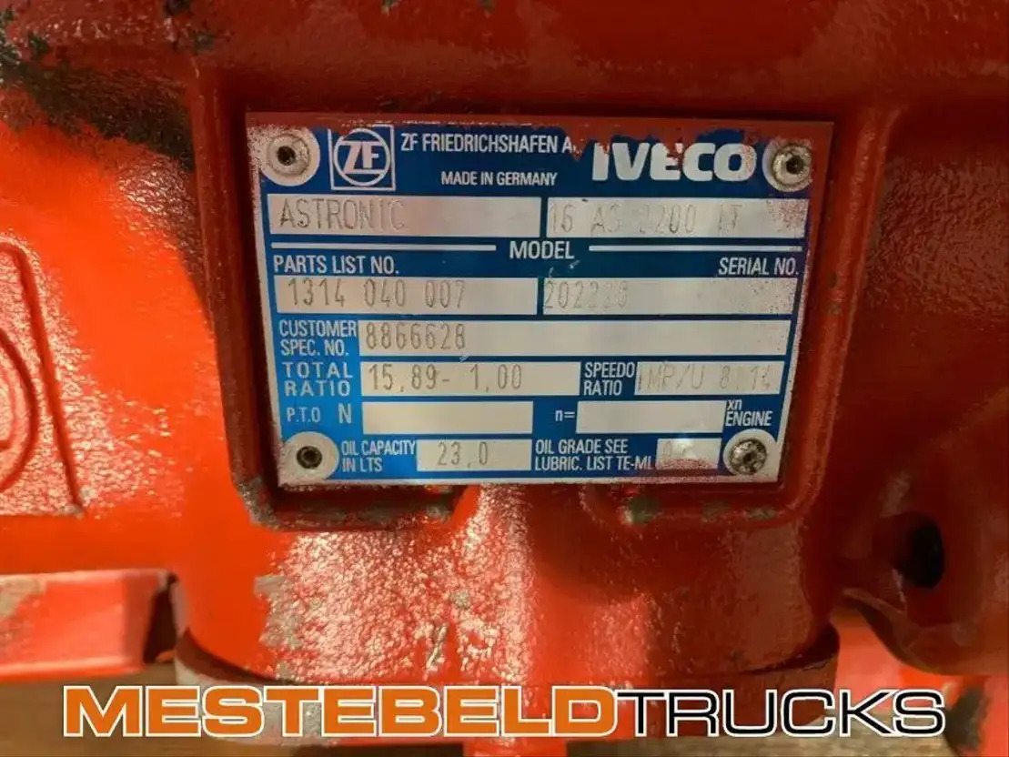 Iveco Versnellingsbak 16 AS 2200 IT - علبة التروس و قطع الغيار - شاحنة: صور 4 Iveco Versnellingsbak 16 AS 2200 IT - علبة التروس و قطع الغيار - شاحنة: صور 4