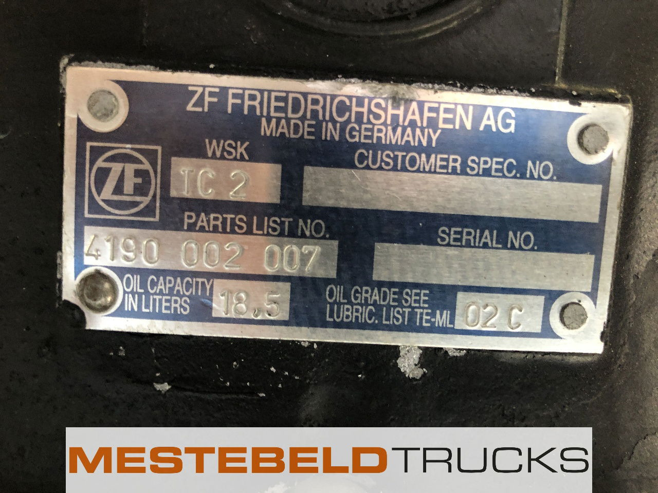 MAN WSK 440 + RE - القابض و قطع الغيار - شاحنة: صور 5 MAN WSK 440 + RE - القابض و قطع الغيار - شاحنة: صور 5