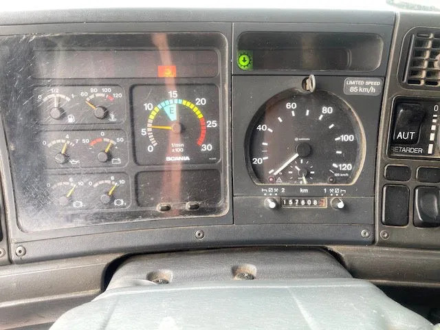 شاحنة جرار Scania R144-530 V8 Retarder 2x Diesel tank: صور 14