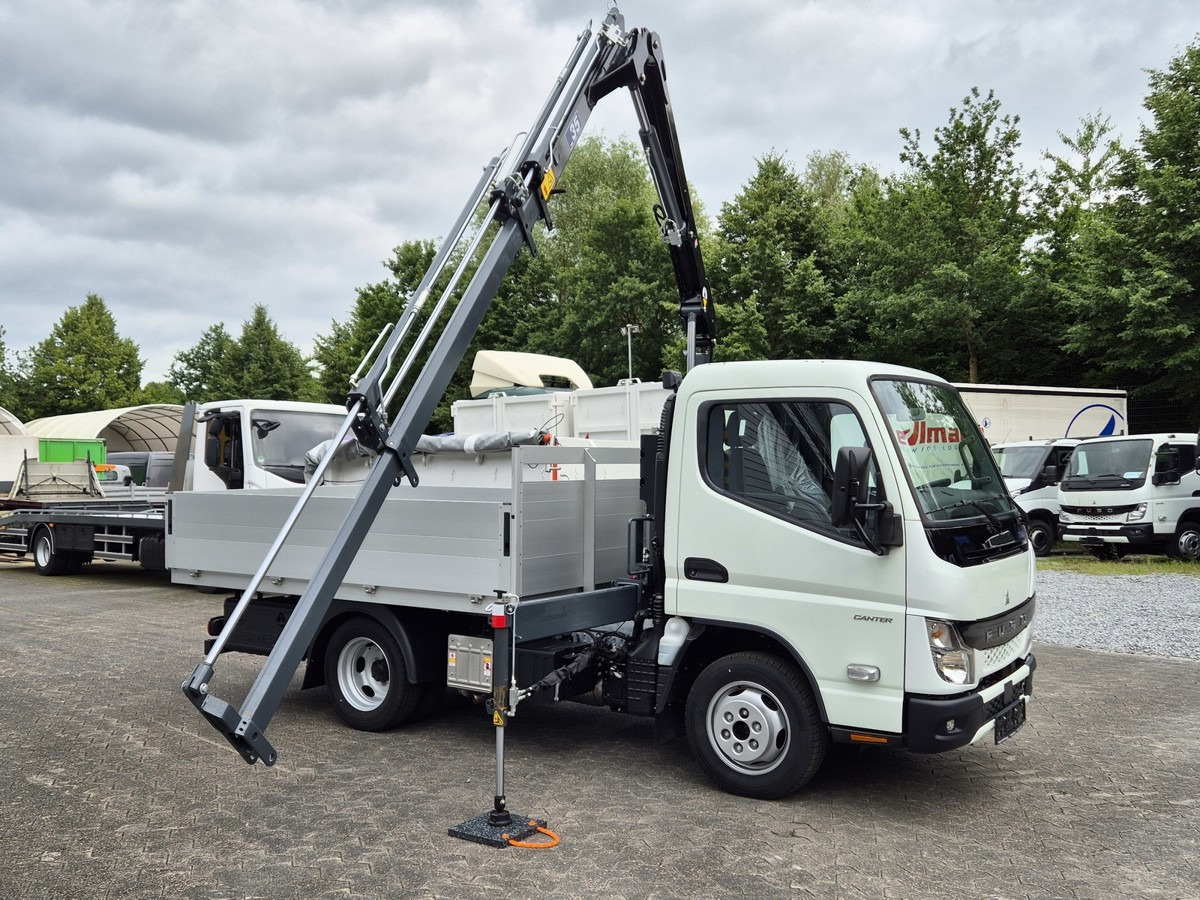 جديد الشاحنات الصغيرة المسطحة FUSO 3S15 Alu Pritsche 2.80m Ladekran: صور 18
