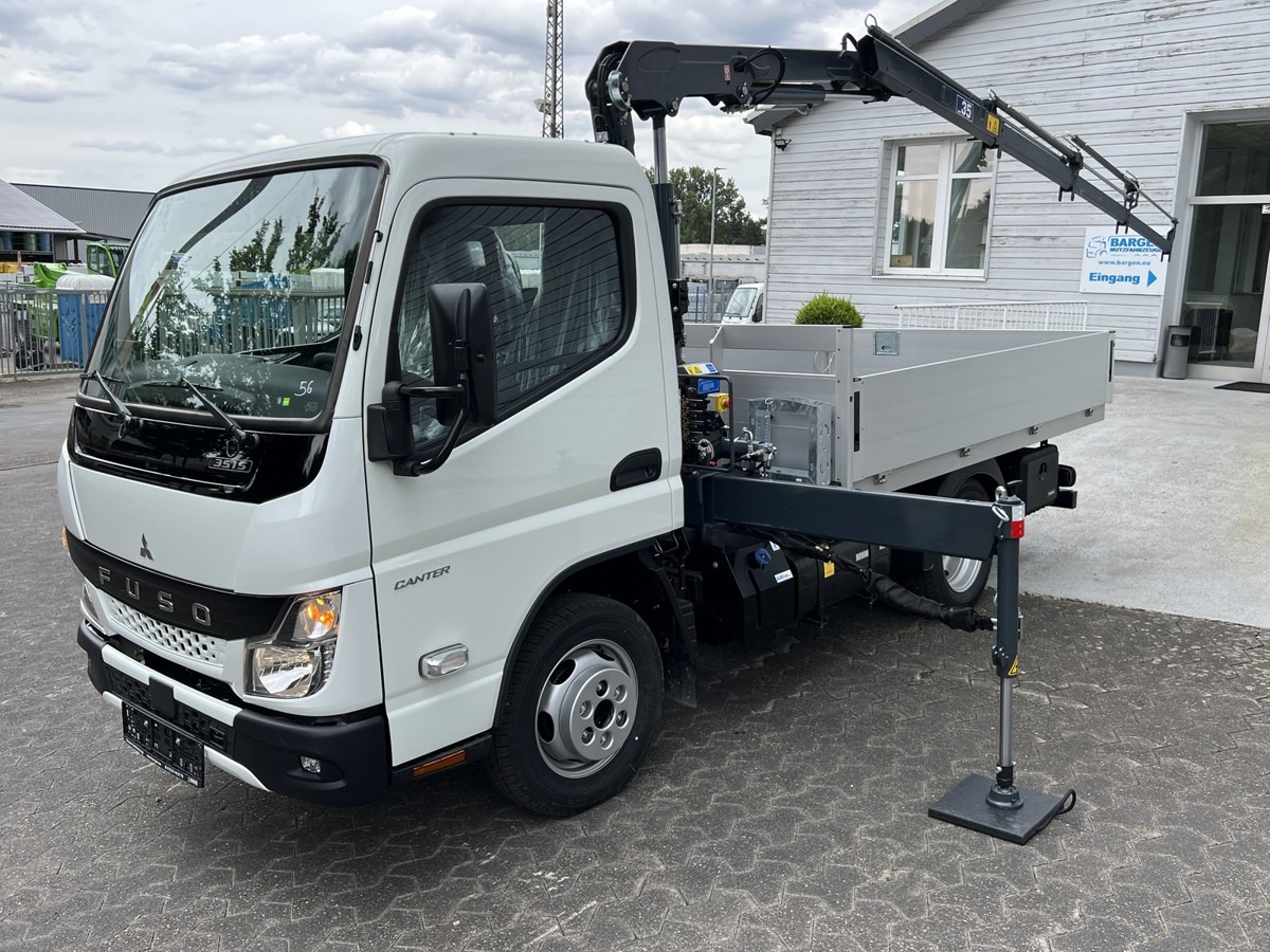 جديد الشاحنات الصغيرة المسطحة FUSO 3S15 Alu Pritsche 2.80m Ladekran: صور 15