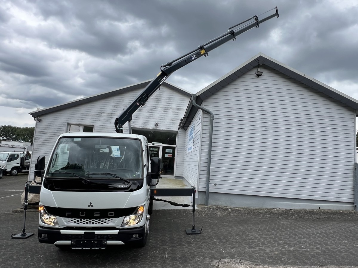 جديد الشاحنات الصغيرة المسطحة FUSO 3S15 Alu Pritsche 2.80m Ladekran: صور 7