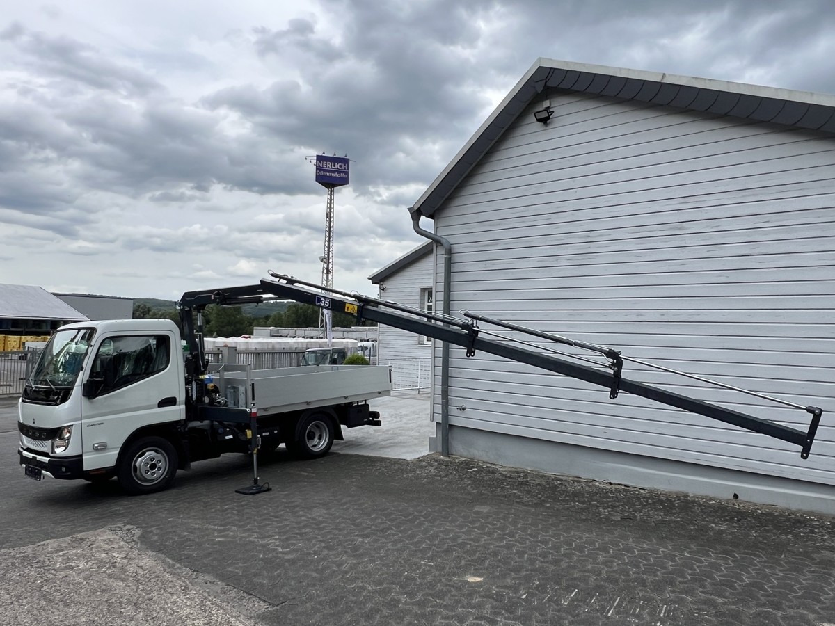 جديد الشاحنات الصغيرة المسطحة FUSO 3S15 Alu Pritsche 2.80m Ladekran: صور 6