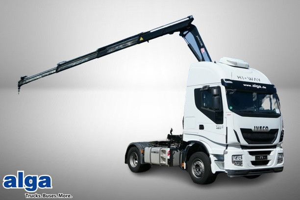 Iveco 460 Stralis 4x2, Kran HMF 1320K3, Hydr., Klima - شاحنة جرار: صور 1 Iveco 460 Stralis 4x2, Kran HMF 1320K3, Hydr., Klima - شاحنة جرار: صور 1