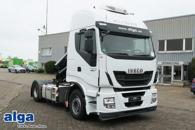 Iveco 460 Stralis 4x2, Kran HMF 1320K3, Hydr., Klima - شاحنة جرار: صور 2 Iveco 460 Stralis 4x2, Kran HMF 1320K3, Hydr., Klima - شاحنة جرار: صور 2