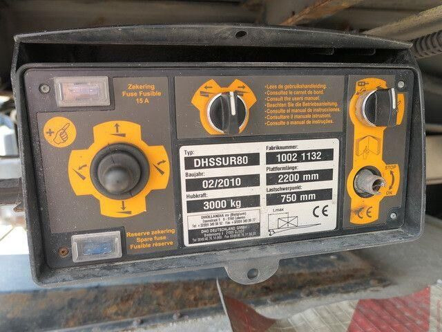 بصندوق مغلق نصف مقطورة Krone SDK 27, Schlüssellochblech, LBW, Luft-Lift, SAF: صور 11