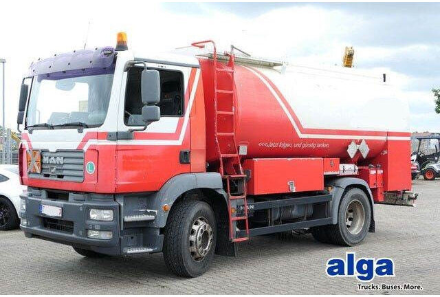 MAN 18.280 TGM, 14m³, 3 Kammern, 2x Schlauchtrommel - شاحنة صهريج: صور 1 MAN 18.280 TGM, 14m³, 3 Kammern, 2x Schlauchtrommel - شاحنة صهريج: صور 1