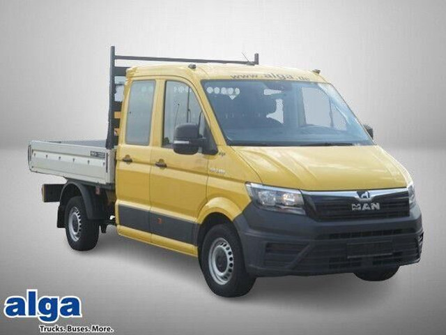 MAN 3.180 TGE 4x4, DOKA, 7 Sitze, Klima, AHK, Allrad - الشاحنات الصغيرة المسطحة, الشاحنات الصغيرة كابينة مزدوجة: صور 1 MAN 3.180 TGE 4x4, DOKA, 7 Sitze, Klima, AHK, Allrad - الشاحنات الصغيرة المسطحة, الشاحنات الصغيرة كابينة مزدوجة: صور 1