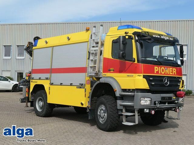 Mercedes-Benz 1833 Axor 4x4, Kran Palfinger, Rosenbauer, AHK - المطافئ: صور 1 Mercedes-Benz 1833 Axor 4x4, Kran Palfinger, Rosenbauer, AHK - المطافئ: صور 1